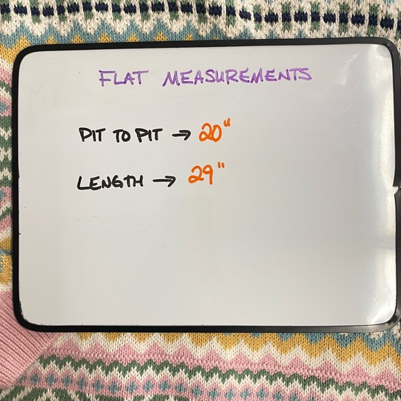 Vintage Cotton Ginny Striped Pastel Cotton Knit Crew Neck Sweater S - Picture 5 of 15